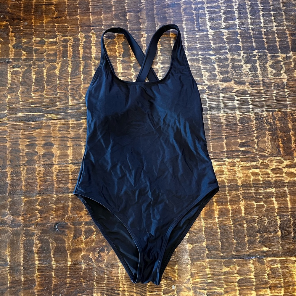 Black One Piece Swimsuit
